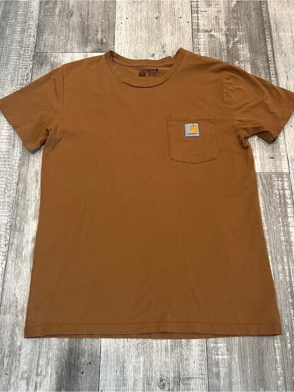 Carhartt Youth XL Pocket Tee in Carhartt Brown